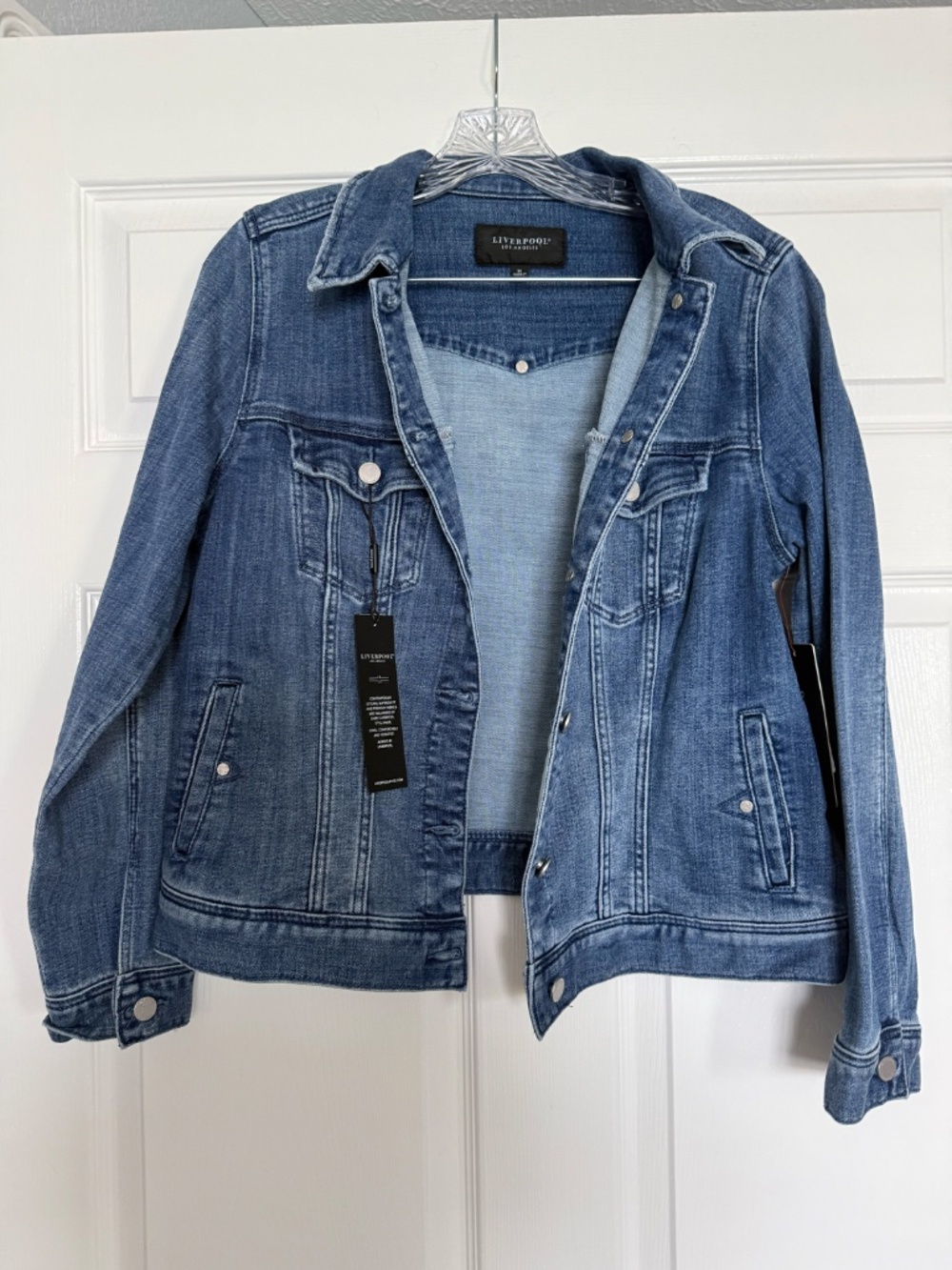 NWT Liverpool Los Angeles Denim Jean Jacket Medium DailyLook